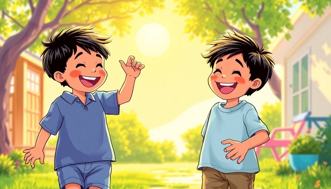 とにかく明るい安村の子供は2人の男の子！